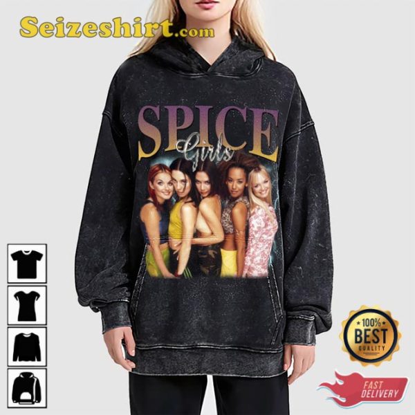 Spice Girls UK Pop Band RnB Vintage Gift For Fan T-Shirt Design