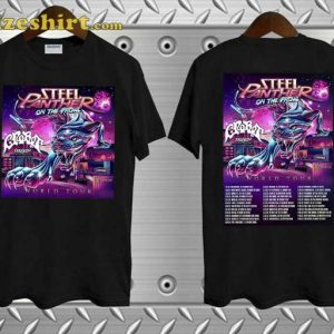 Steel Panther On The Prowl N American Tour 2023 T-Shirt