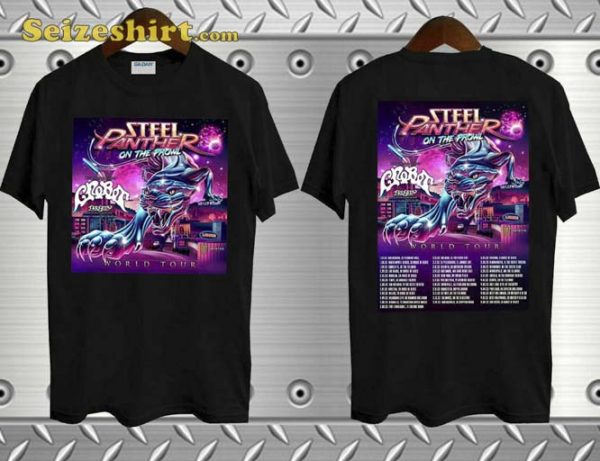 Steel Panther On The Prowl N American Tour 2023 T-Shirt