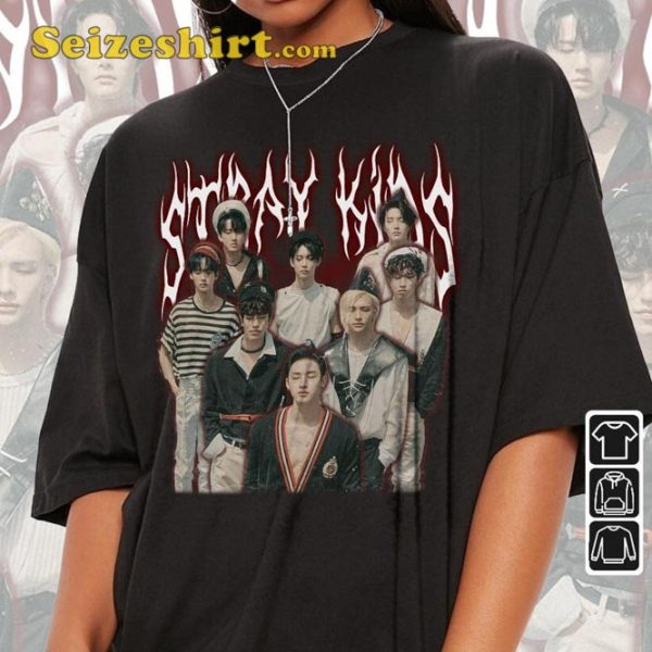 Stray Kid Kpop Heavy Mental Tour Gift For Fan Unisex T-Shirt Design