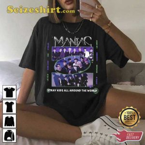 Stray Kids 2nd World Tour Maniac 2023 The Sound Unisex T-Shirt