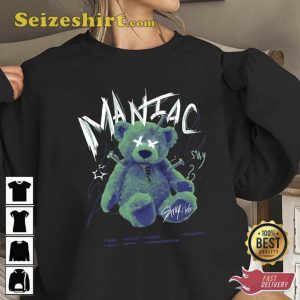 Stray Kids Kpop Maniac Teddy Bear Cotton Premium Shirt