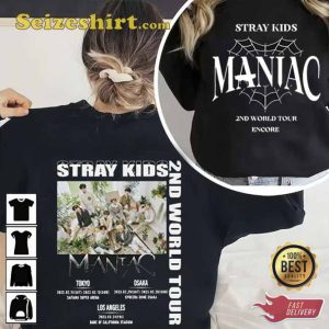 Stray Kids Maniac 2ND World Tour 2023 Tokyo Osaka Shirt