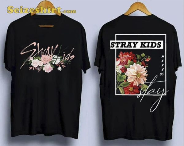 Stray Kids JYPEStrayKids DEBUT Flower Unisex Shirt