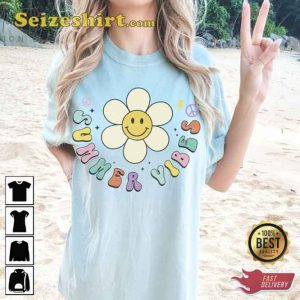 Summer Vibes Flower Unisex T-shirt3