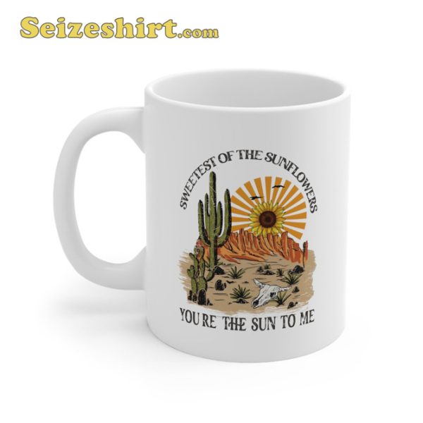 Sweetest Of The Sunflowers Zach Bryan Tour 2023 Mug