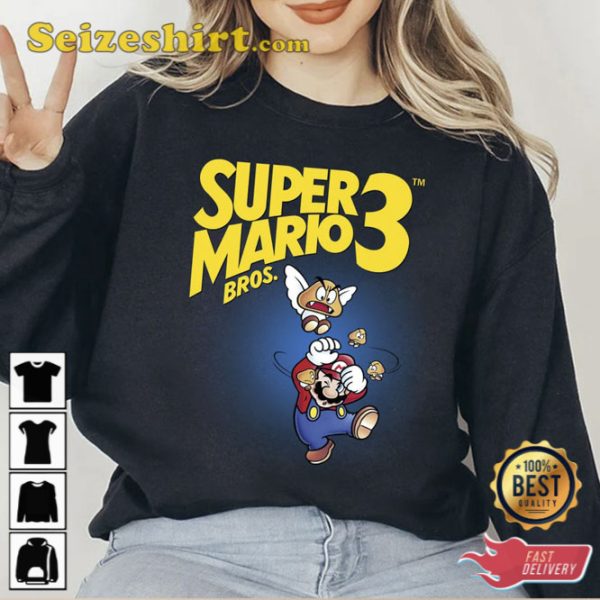 Super Mario Bros 3 Paragoombas Nintendo Sweatshirt