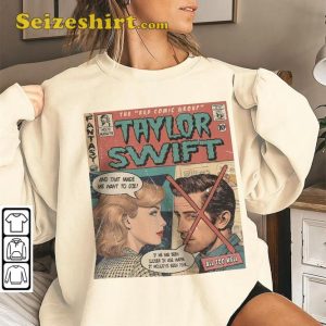 Swiftie All Too Well Vintage Comic Album Red Taylor Eras Tour 2023 T-Shirt4