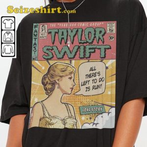 Swiftie Comic Love Story Album Fearless Taylor Eras Tour 2023 Graphic Tee1