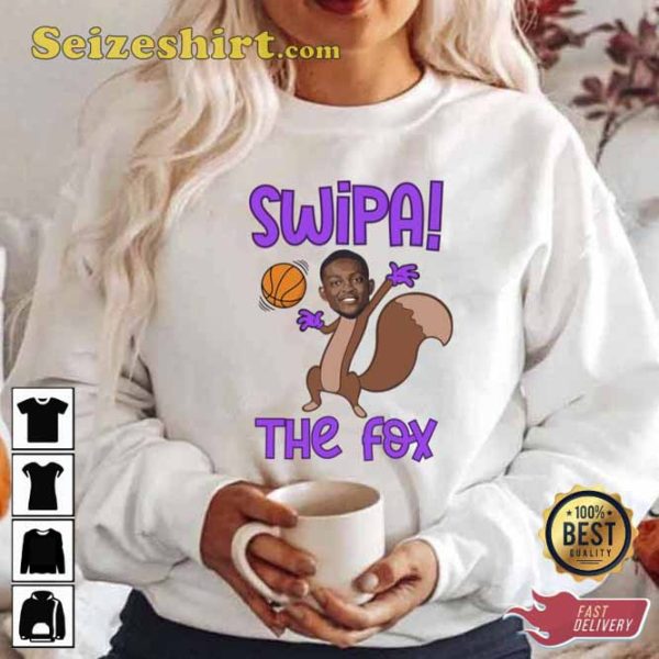 Swipa De aaron Fox Kings Basketball Funny Meme Unisex Hoodie