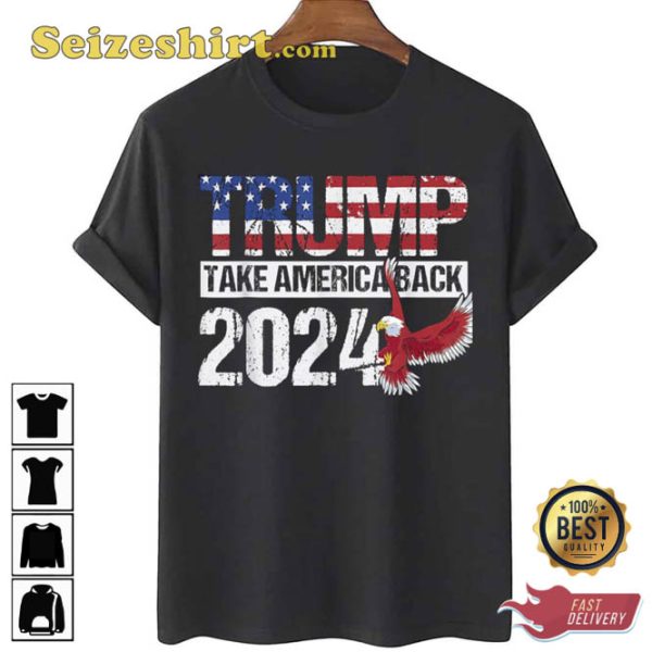 Take America Back 2024 Donald Trump Unisex Sweatshirt