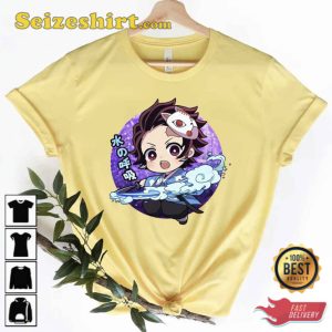 Tan With Cute Mask Entertainment District Arc Kimetsu no Yaiba T-Shirt 1