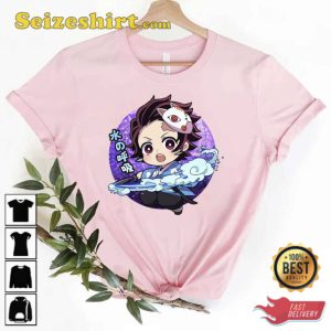 Tan With Cute Mask Entertainment District Arc Kimetsu no Yaiba T-Shirt 3