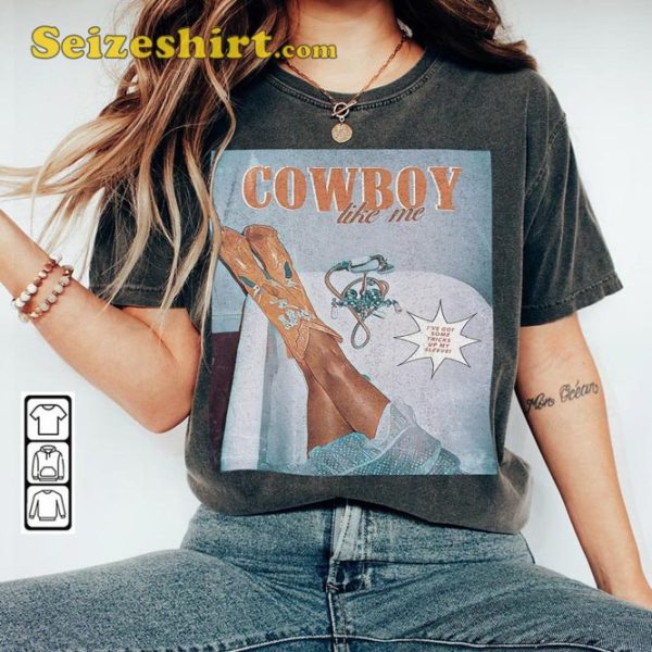 Taylor Music Album Cover Cowboy Like Me Swiftie Unisex T-Shirt