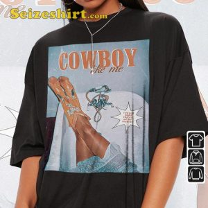 Taylor Music Album Cover Cowboy Like Me Swiftie Unisex T-Shirt3