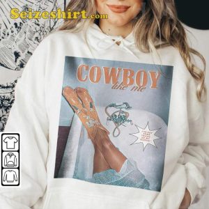 Taylor Music Album Cover Cowboy Like Me Swiftie Unisex T-Shirt4