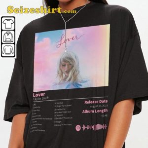 Taylor Swiftie Lover Album Song Track Music Concert Unisex T-Shirt Design