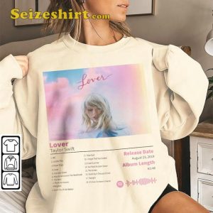 Taylor Swiftie Lover Album Song Track Music Concert Unisex T-Shirt Design