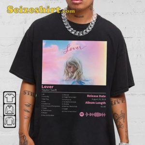 Taylor Swiftie Lover Album Song Track Music Concert Unisex T-Shirt Design4