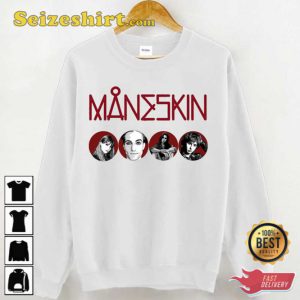 The All Members Of Maneskin Band Favorite Fanart Unisex T-Shirt Gift For Fan