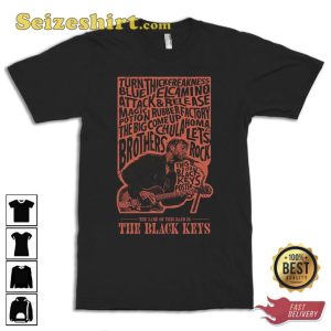 The Black Keys Art Dan Auerbach Patrick Carney T-Shirt Design