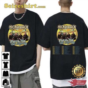 The Eagles Nickel Back Get Rollin Tour 2023 T-Shirt