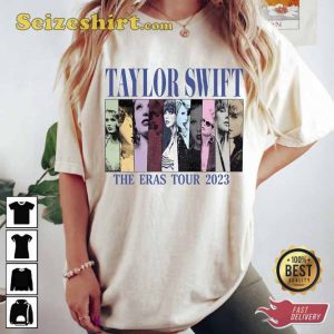 Taylor Shane Into Stage On Eras Tour 2023 T-Shirt