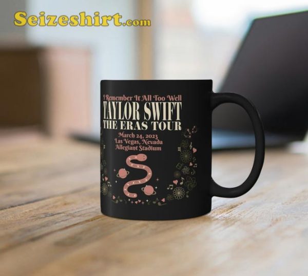 The Eras Tour Concert Date City and Venue Ceramic Mug Gift for Swiftie Fans