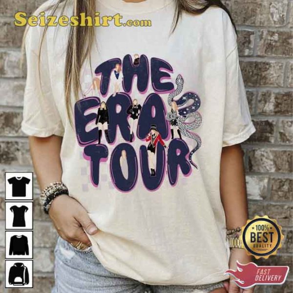 The Eras Tour Retro Vintage Shirt Gift For Fans