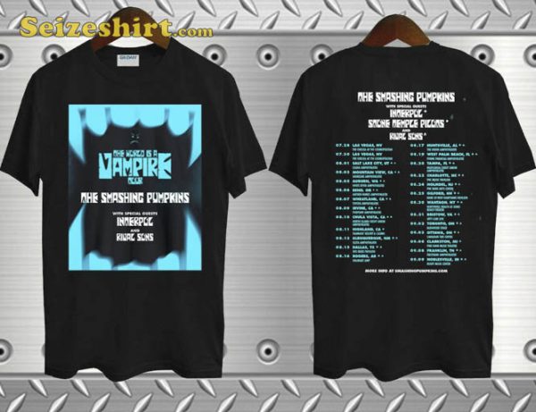 The Smashing Pumpkins The World Is a Vampire Tour 2023 T-shirt