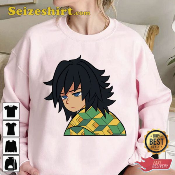 Tired Meme Tomioka Giyu Kimetsu No Yaiba Unisex Sweatshirt