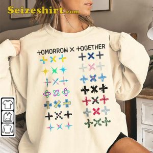 Tomorrow x Together Kpop All Album TXT Graphic Music Concert Shirt