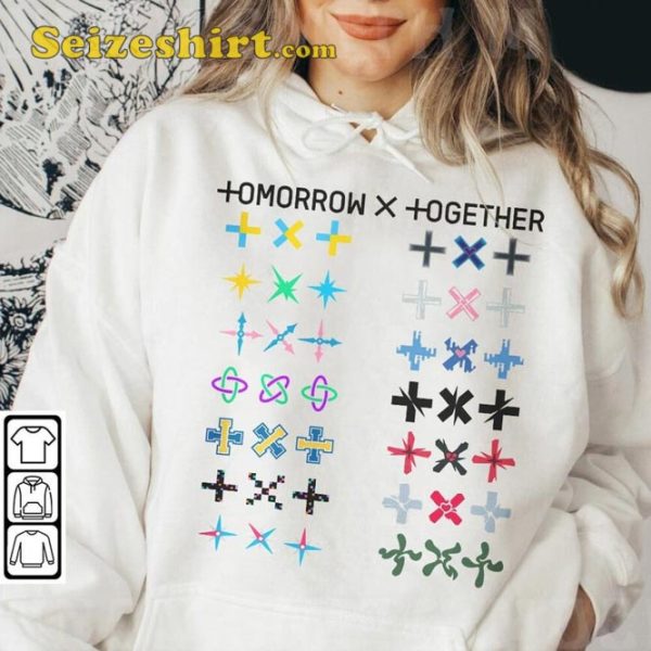 Tomorrow x Together Kpop All Album TXT Graphic Music Concert Shirt