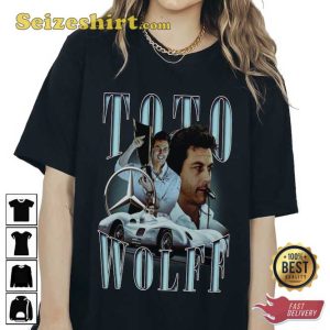 Toto Wolff Vintage 90s Mercedes Formula Tshirt