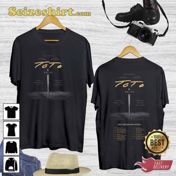 The Band Toto Headline Dates World Tour 2023 T-Shirt