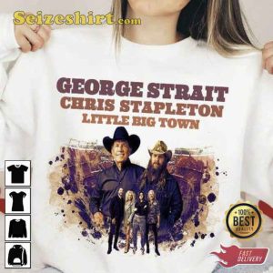 Tour 2023 Little Big Town Country Music Chris Stapleton Music 2 Side T-Shirt
