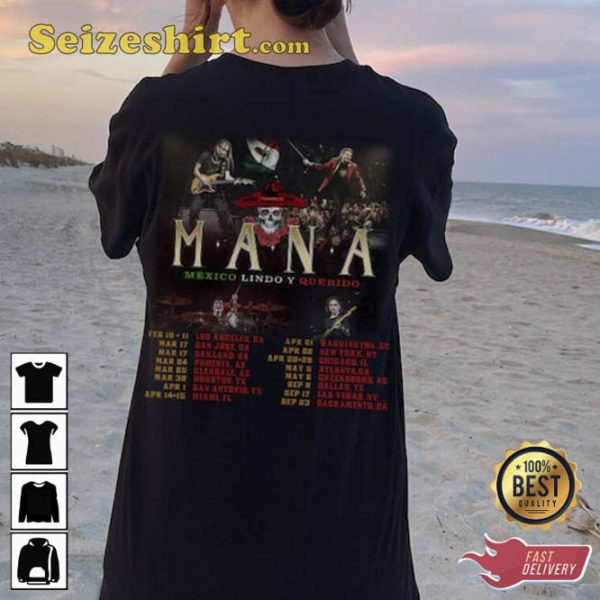 Tour 2023 Mexico Lindo Y Querido Tour Shirt Vintage