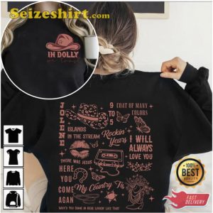 Trendy Cowboy In Dolly We Trust Sweatshirt Gift For Fan