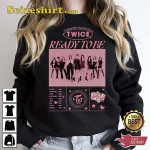 Twice Ready To Be World Tour Vintage Graphic Shirt