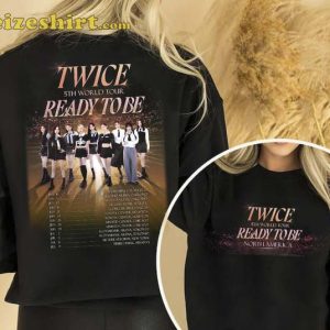 Twice 5th World Tour 2023 Ready To Be North American Shirt