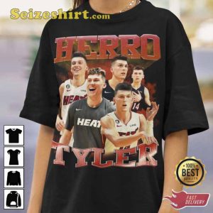 Tyler Herro Merchandise Professional Basketball Player Vintage Shirt