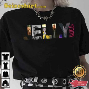 Typographic Design Jelly Roll Unisex T-Shirt Gift For Fan