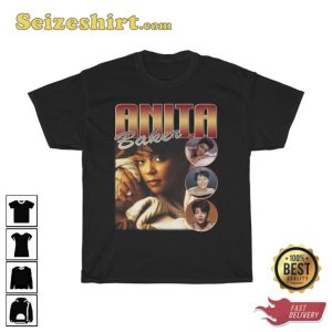 Vintage 90S Anita Baker Unisex shirt1
