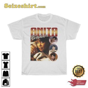 Vintage 90S Anita Baker Unisex shirt2