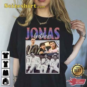 Vintage 90s Nick Joel Kevin The Jonas Brothers Unisex Tshirt