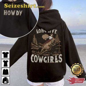 Vintage 90s Wild West Long Live Cowgirls Sweatshirt