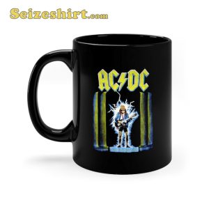 Vintage ACDC Album Heavy Metal Rock Band Coffee Mug