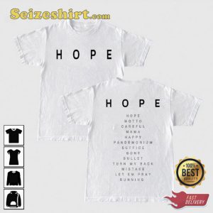 Aesthetic NF Track List Hope T-Shirt Gift For Fans