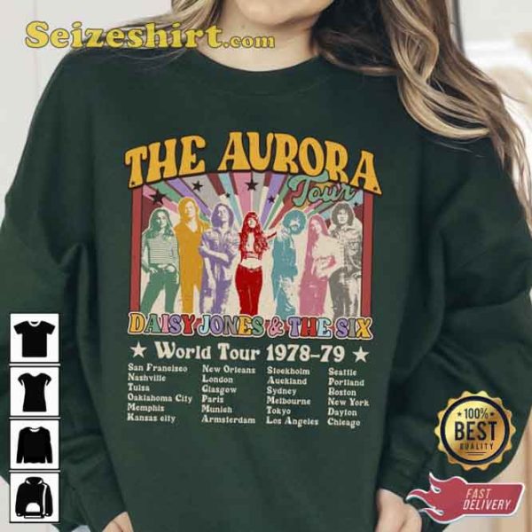 Vintage Aurora World Tour 2023 Sweatshirt Gift For Mom