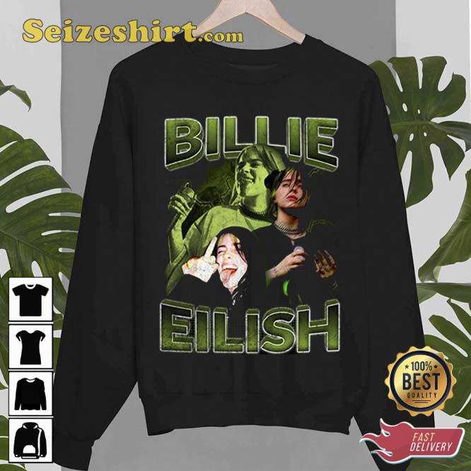 Vintage Bootlag Style For Billie Eilish Unisex Sweatshirt1